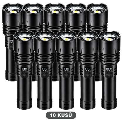 BVJ® Supervýkonná ultimátní taktická survival svítilna · PRODÁNO 2M+ KUSŮ · 80× jasnější · Výdrž až 120 h · Vojenská technologie COB LED