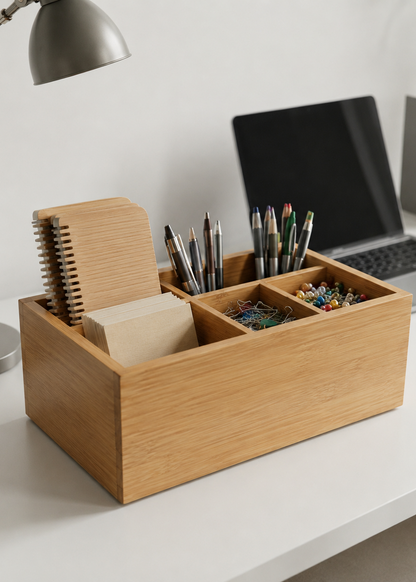Wooden storage box