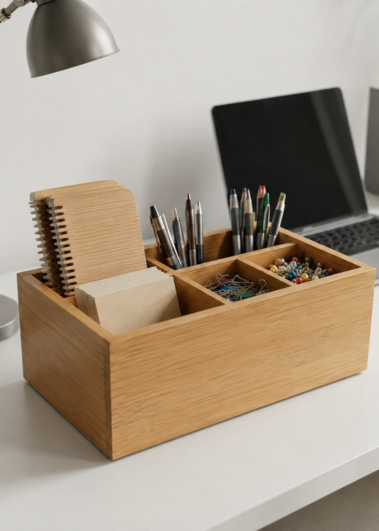 Wooden storage box