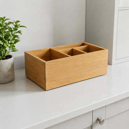 Wooden storage box