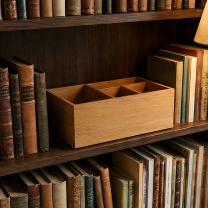 Wooden storage box